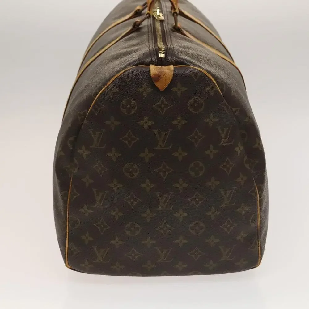 LOUIS VUITTON Monogram Keepall 55 Boston Bag M41424